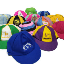 range of colourful caps