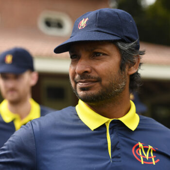 Kumar Sangakkara in his MCC traditional Cap.