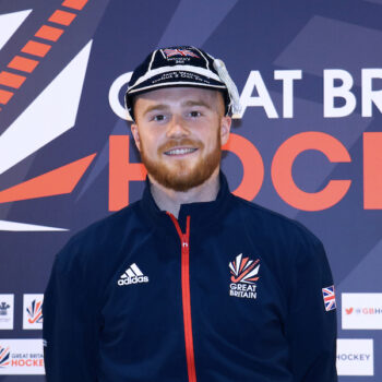 GB Hockey Mens Captain with his Presentation Cap