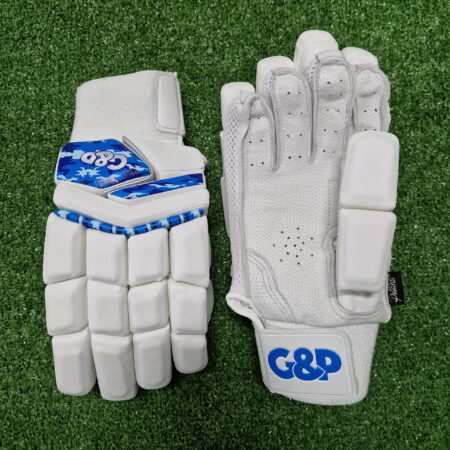 Quality Cricket Gloves - blue