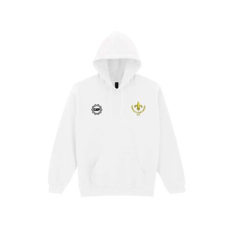 Penn & Tylers Green White Cotton Hoodie