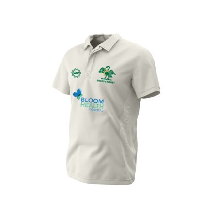 Bucks Cricket White Cricket Shirt